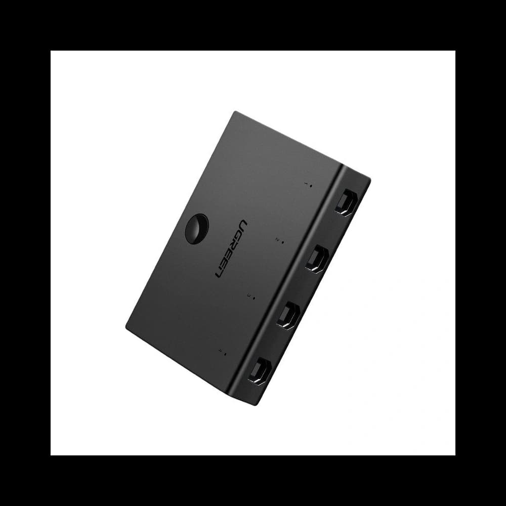 Přepínač KVM 2x4 UGREEN CM228, USB 3.0 (černý)