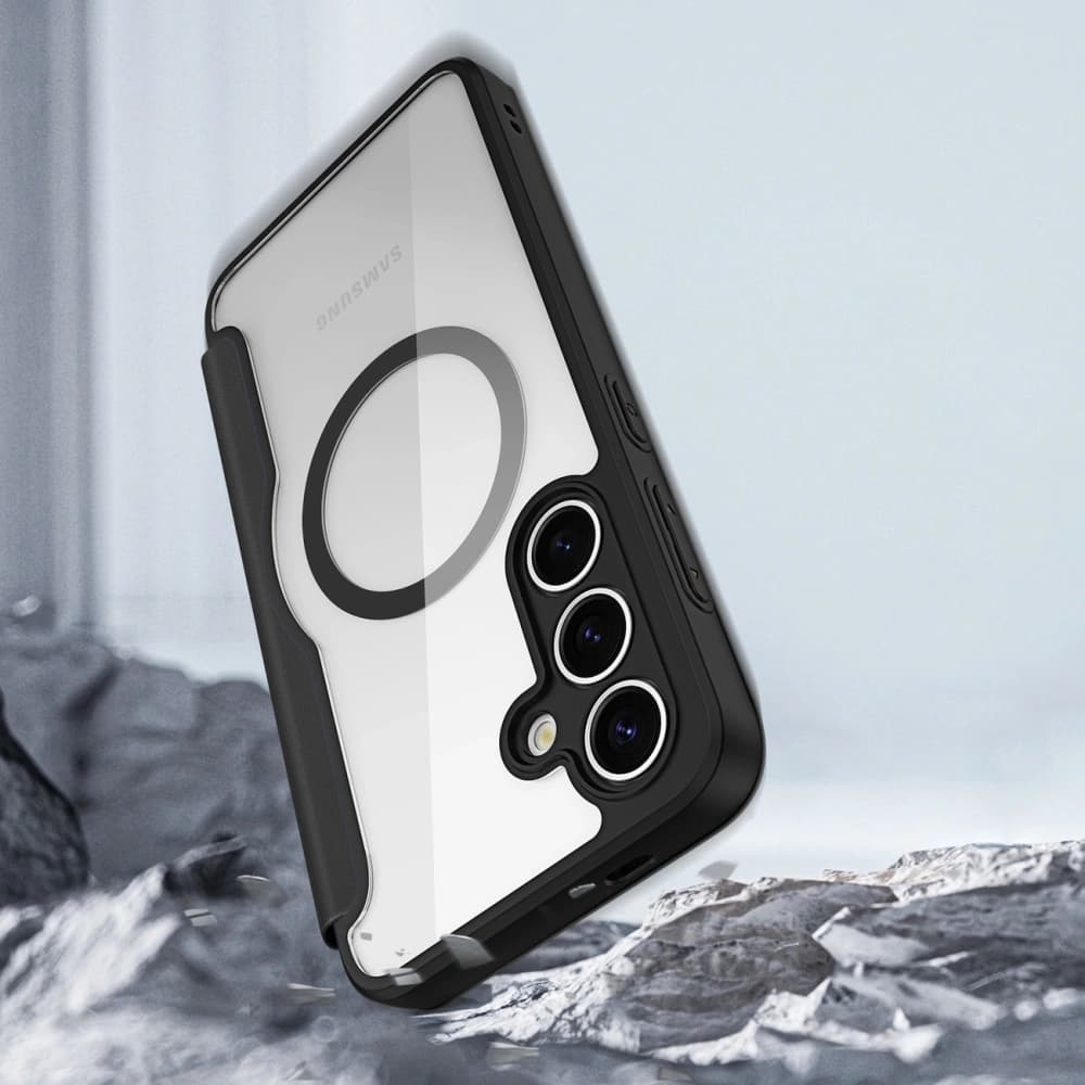 Dux Ducis Skin X Pro MagSafe Flip Case for Samsung Galaxy S25+ Plus Black - 9