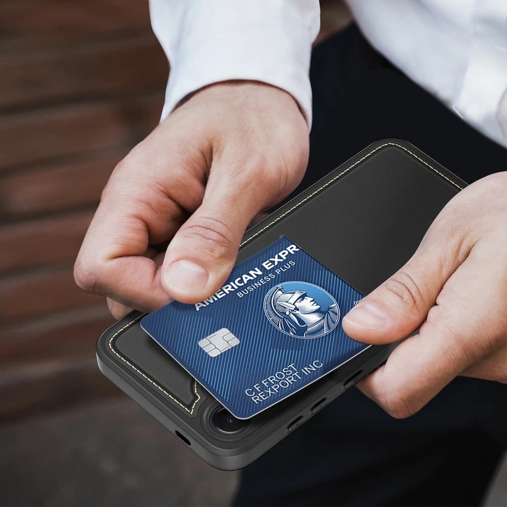 Dux Ducis Rafi II Case for Samsung Galaxy S25 with Stand Black - 17