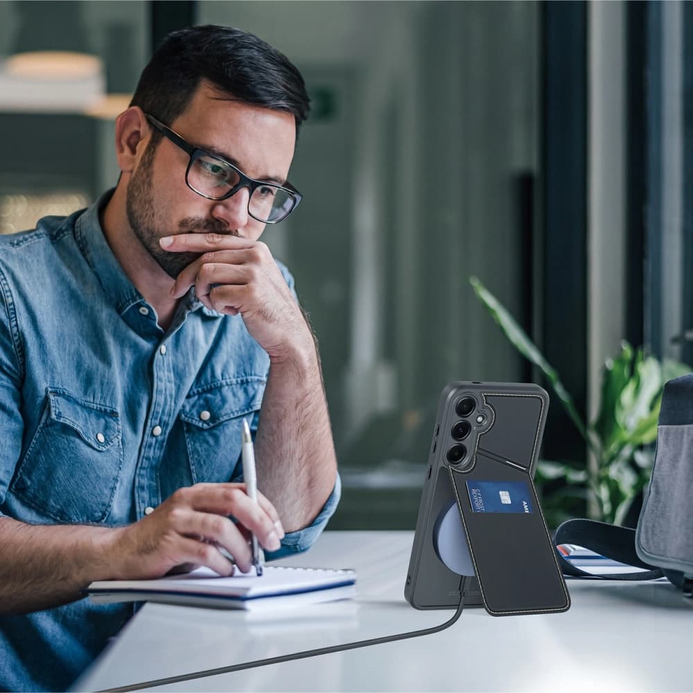 Dux Ducis Rafi II Case for Samsung Galaxy S25 with Stand Black - 18