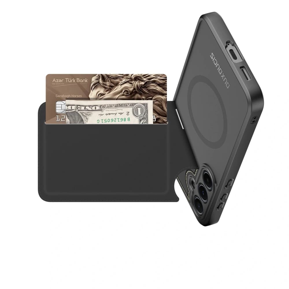 Etui Dux Ducis Rafi II na Samsung Galaxy S25+ Plus s podstavcem černé - 10