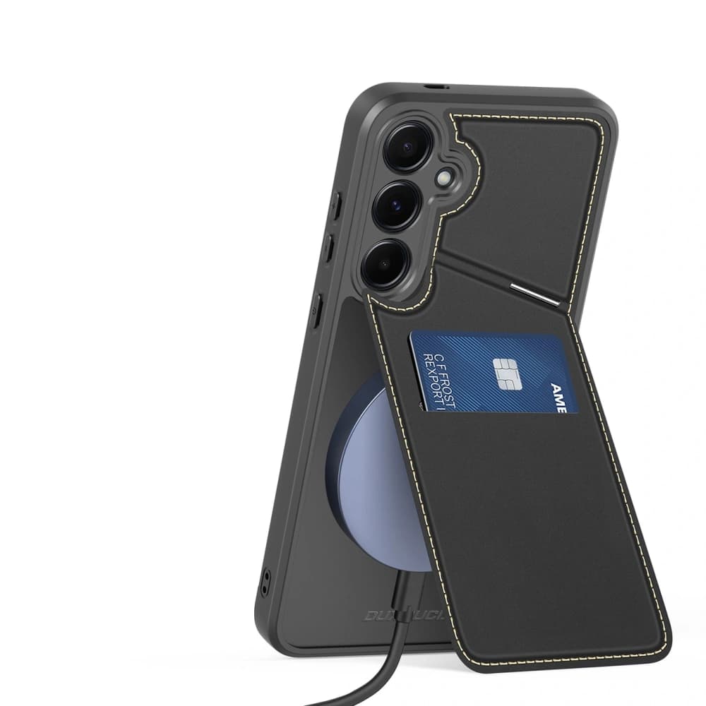 Etui Dux Ducis Rafi II na Samsung Galaxy S25+ Plus s podstavcem černé - 6