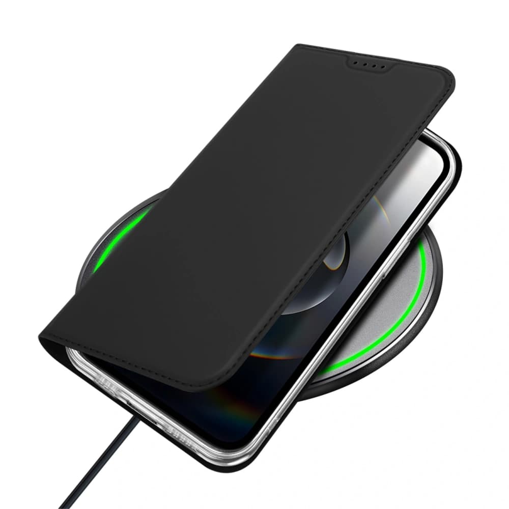 Husa cu clapetă Dux Ducis Skin Pro pentru Apple iPhone 16e neagră - 8