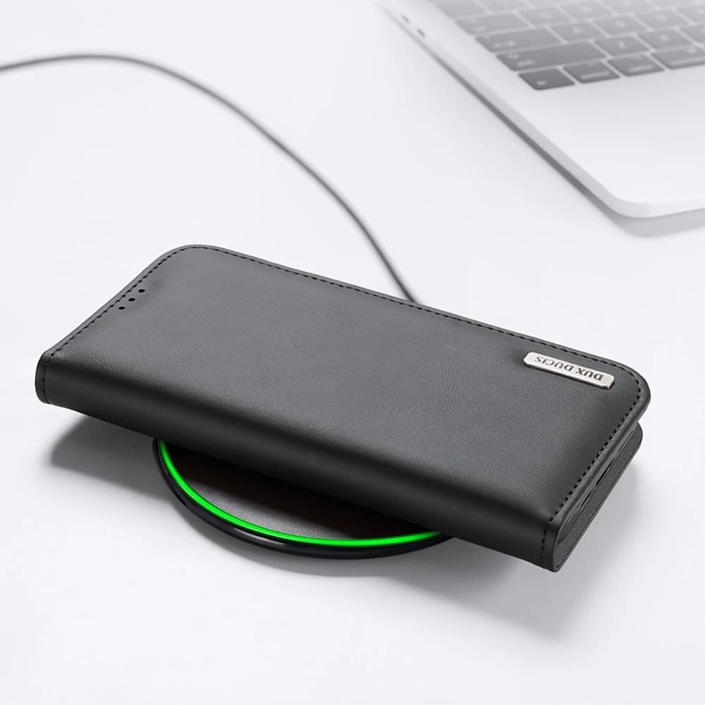 Etui cu clapetă Dux Ducis Hivo pentru Apple iPhone 16e negru - 6