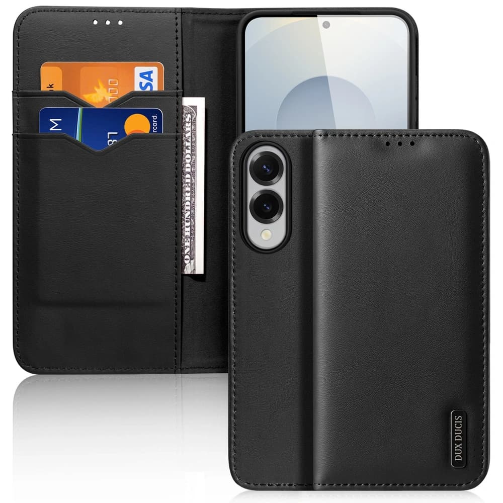 Dux Ducis Hivo Flip Case for Samsung Galaxy S25 Edge Black