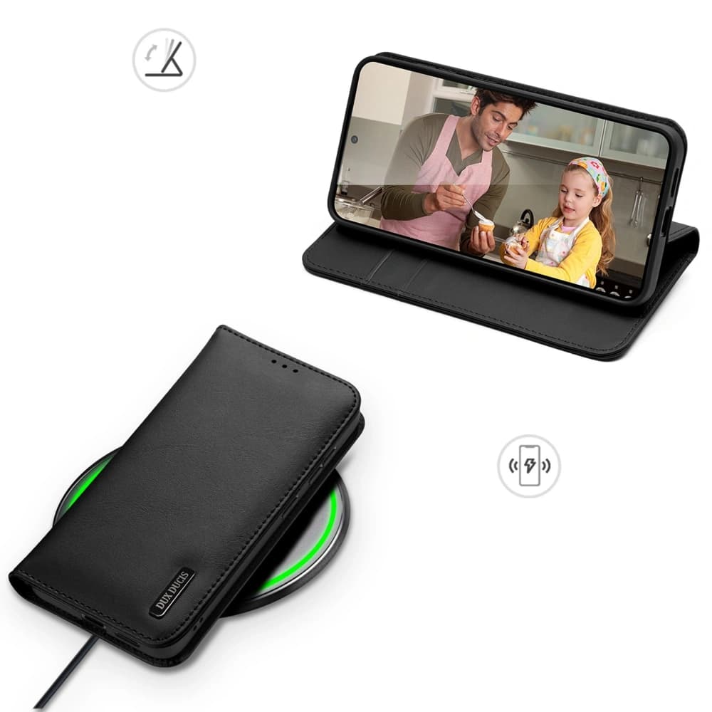 Dux Ducis Hivo Flip Case for Samsung Galaxy S25 Edge Black - 7
