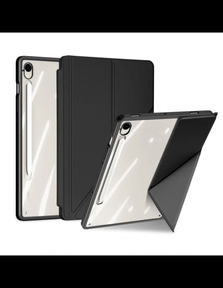 Dux Ducis Magi tok stylusszal a Samsung Galaxy Tab S10 FE / S9 / S9 FE számára, fekete