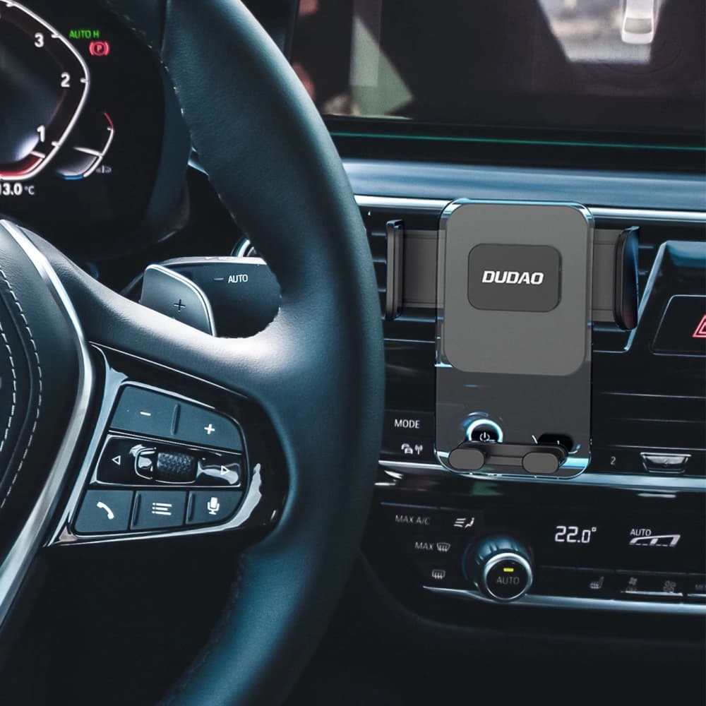 Dudao F8 Max Gravity Car Mount for Air Vent Black - 7