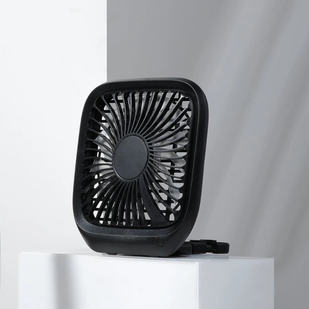 Baseus Foldable Vehicle-mounted Backseat Fan Black - 6