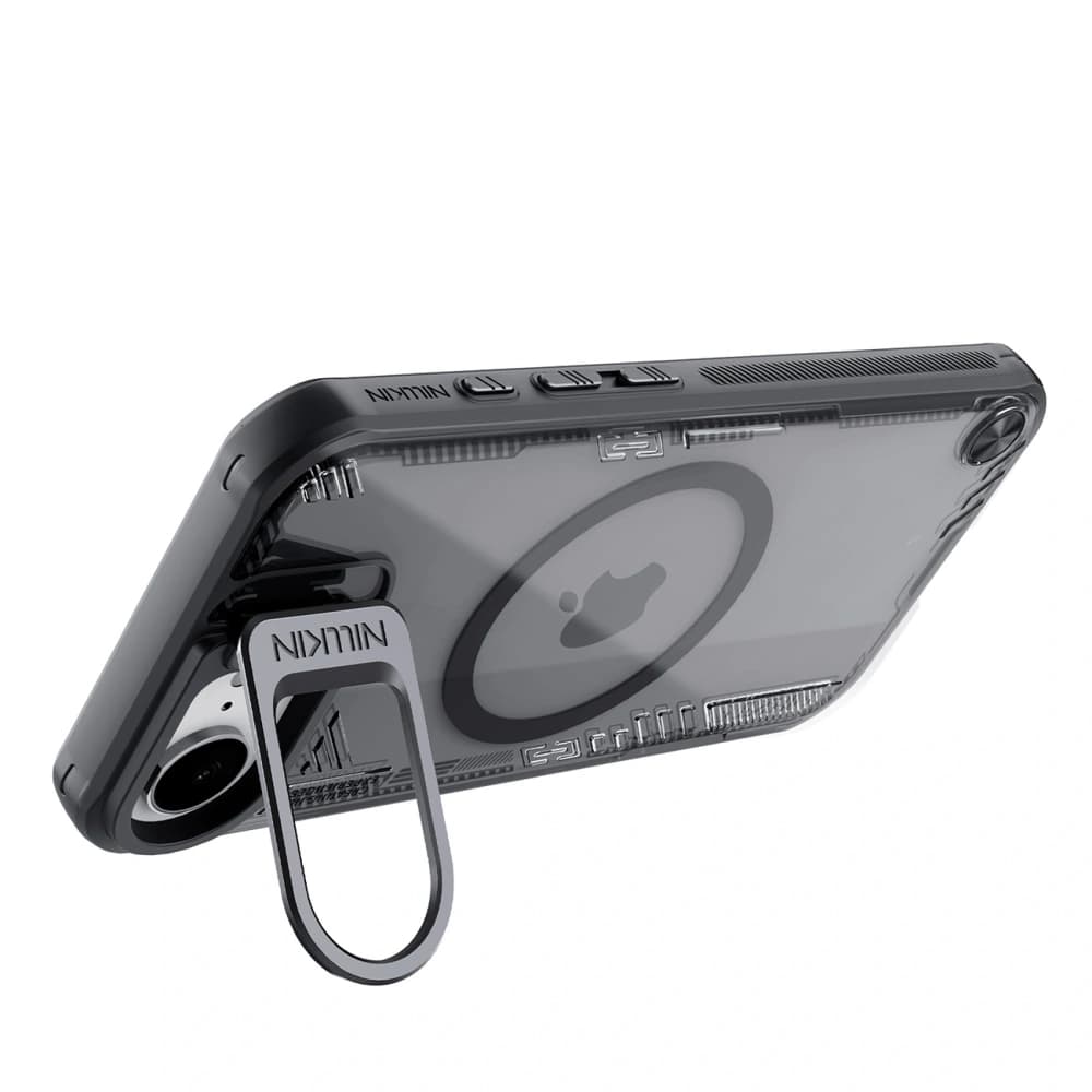 Nillkin Iceblade Prop mágneses Apple iPhone 16e fekete - 5