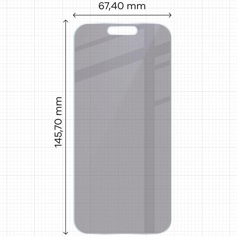 Bizon Glass Mule Shadow Apple iPhone 16 Pro mat - 2