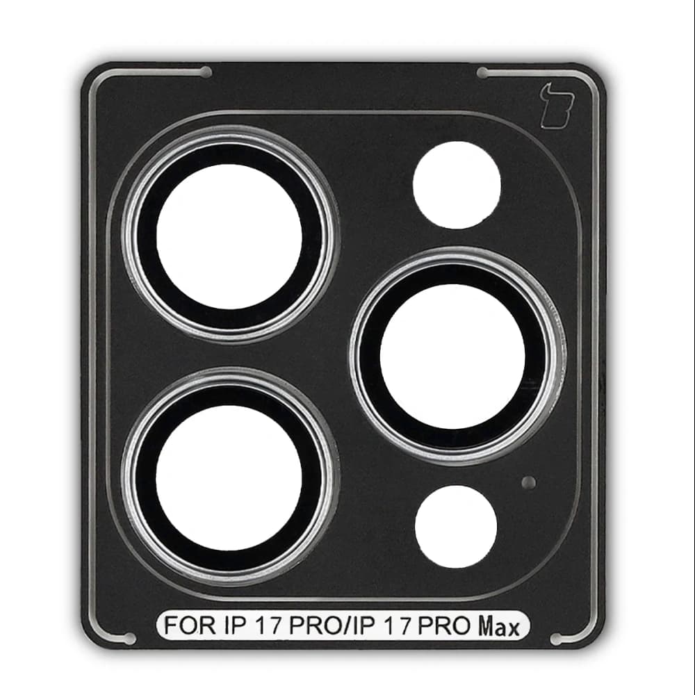 Bizon Glass Snap Lens Apple iPhone 17 Pro / 17 Pro Max černý rám - 2