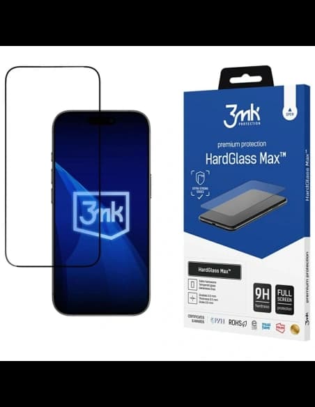 3MK HardGlass Max Apple iPhone Air negru