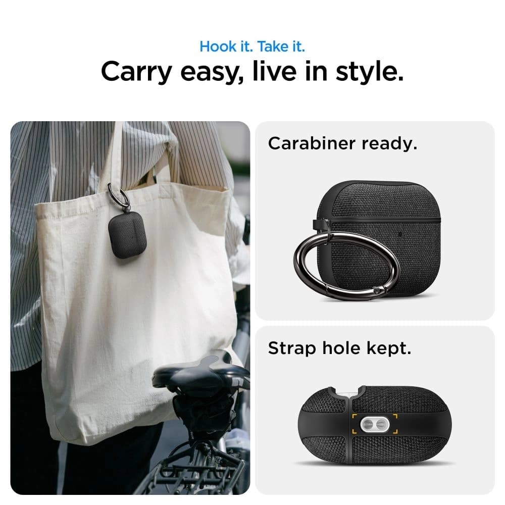 Spigen Urban Fit Apple AirPods Pro 3 Negru - 12