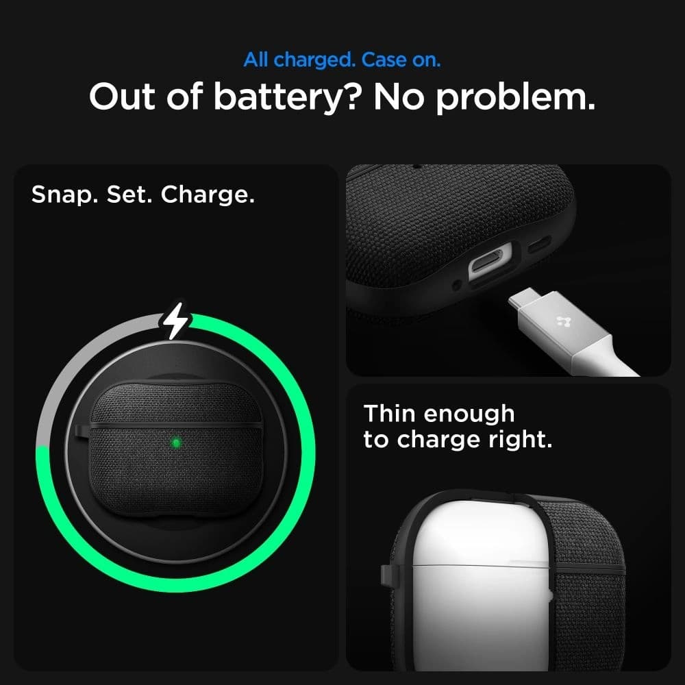 Spigen Urban Fit Apple AirPods Pro 3 Negru - 14