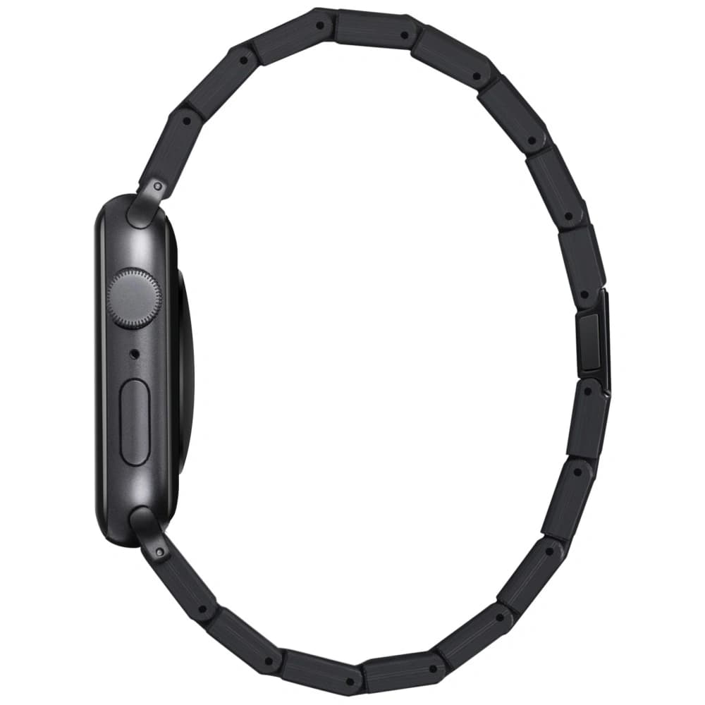 PITAKA Carbonfaser Retro für Apple Watch 1/2/3/4/5/6/7/8/9/10/11/SE/SE 3/Ultra/Ultra 2/Ultra 3 schwarz grau - 2