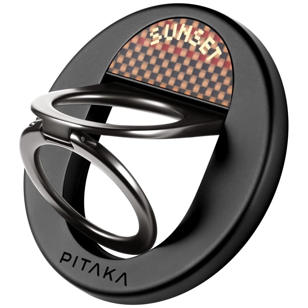 PITAKA MagEZ Grip 3 Suport Magnetic pentru Deget MagSafe cu Funcție de Stand Apus - 3