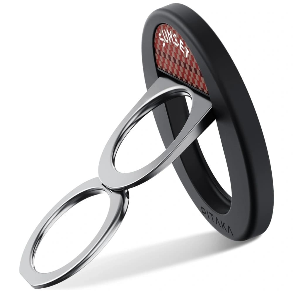 PITAKA MagEZ Grip 3 Suport Magnetic pentru Deget MagSafe cu Funcție de Stand Apus - 4