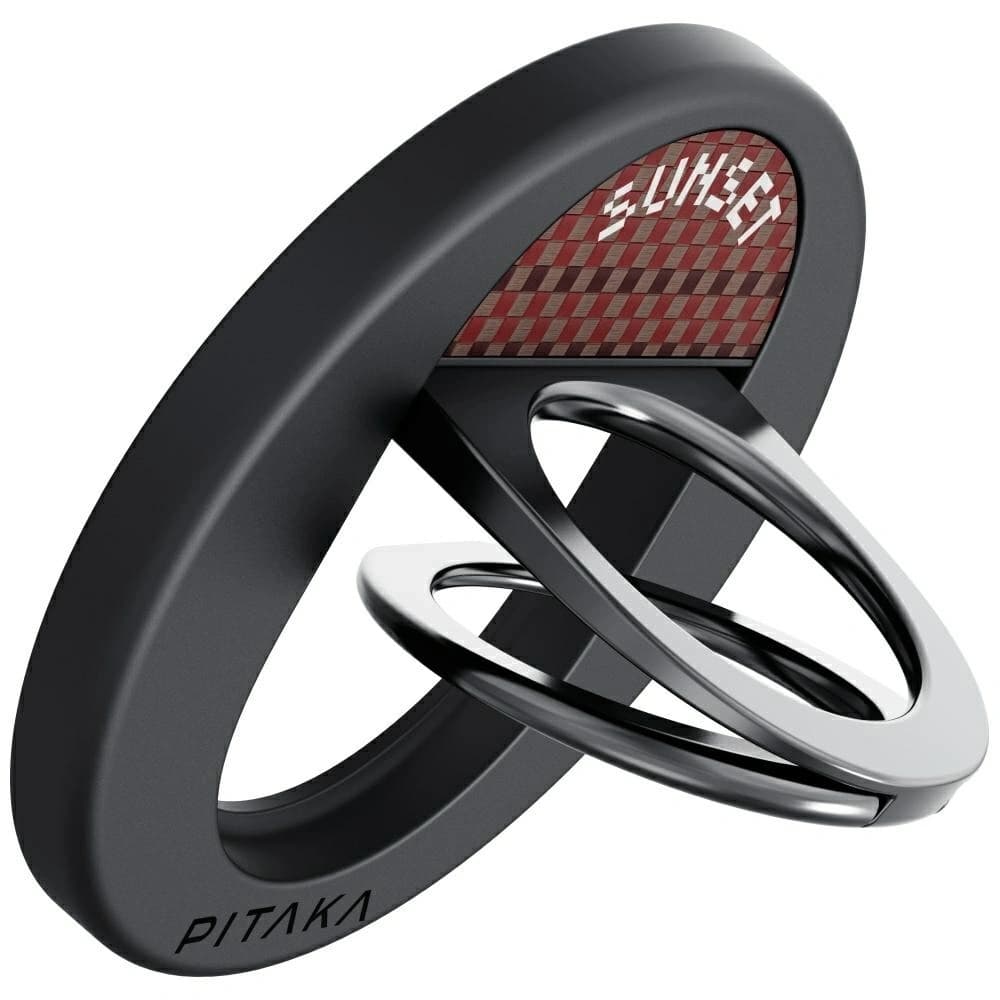 PITAKA MagEZ Grip 3 Suport Magnetic pentru Deget MagSafe cu Funcție de Stand Apus - 6