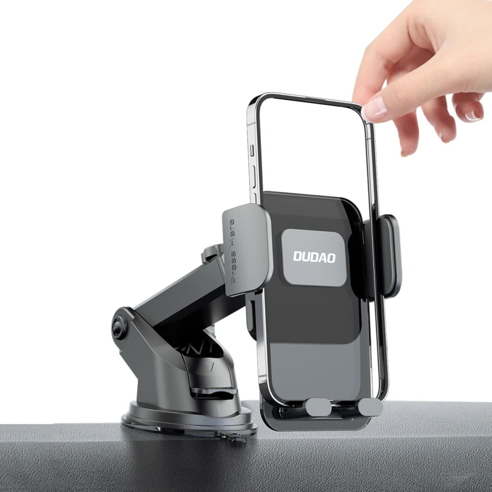 Dudao F8 Max+ black car mount for the dashboard - 5
