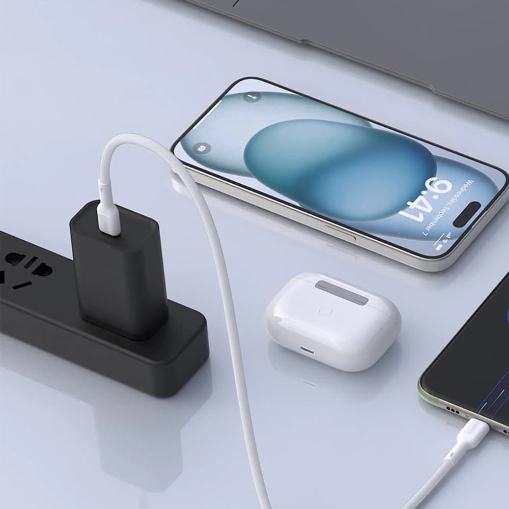 Dudao L9X 30W USB-C / Lightning 2m fehér - 8