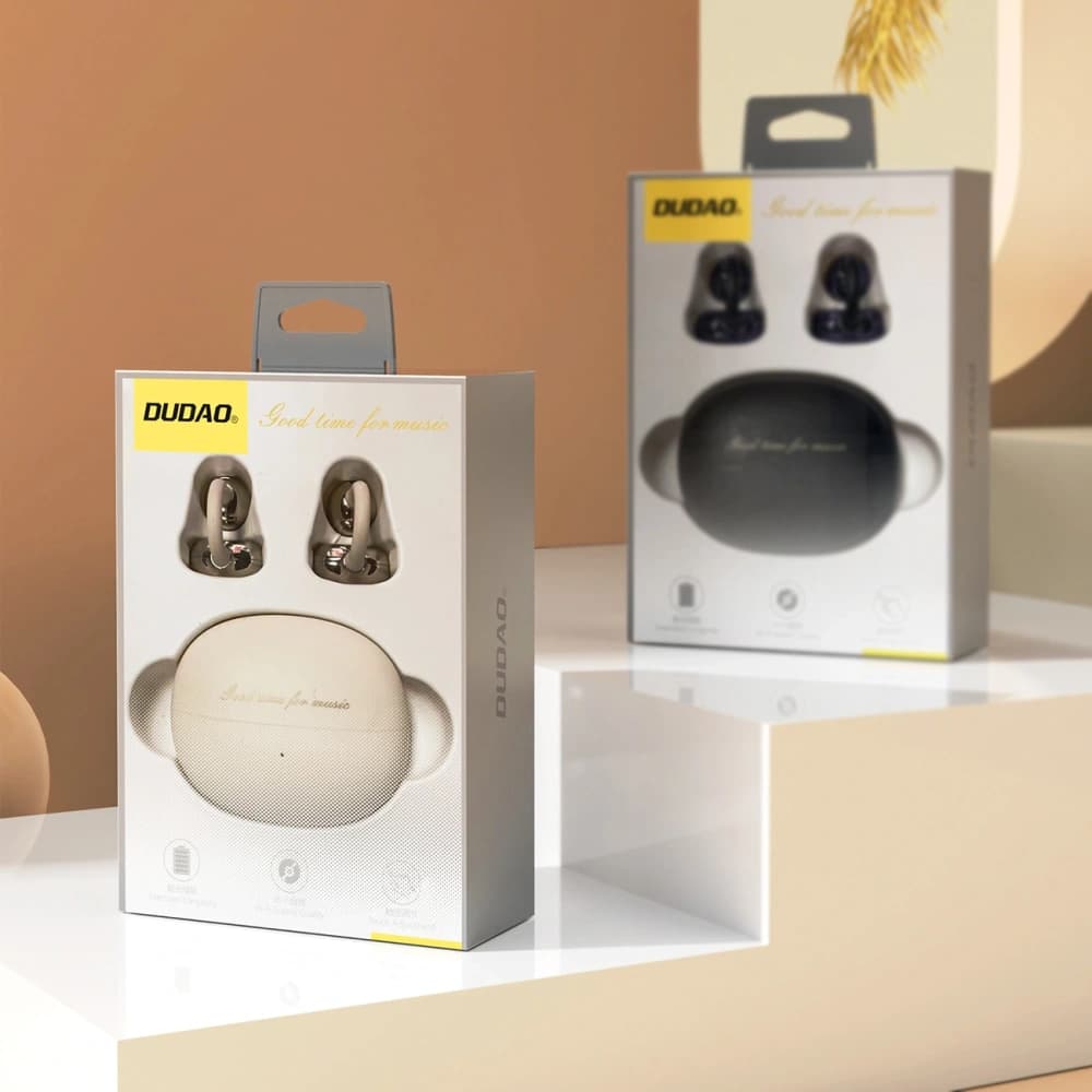 Căști wireless Dudao U20 TWS cu ureche deschisă Bluetooth 5.4 negre - 6