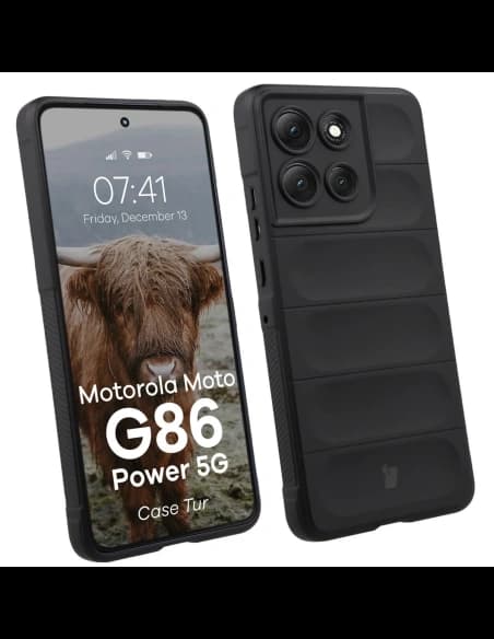 Bizon Case Tur Motorola Moto G86 Power 5G schwarz