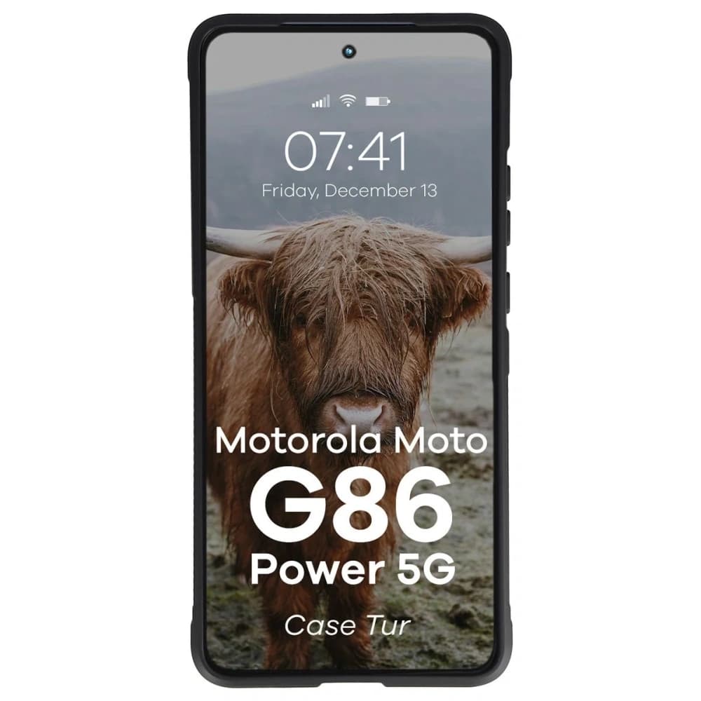 Bizon Case Tur Motorola Moto G86 Power 5G schwarz - 5
