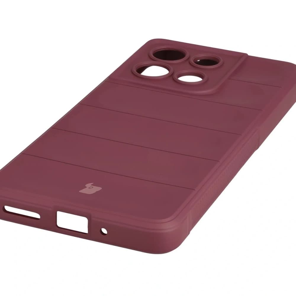 Bizon Case Tur Motorola Moto G86 Power 5G burgunderrot - 3