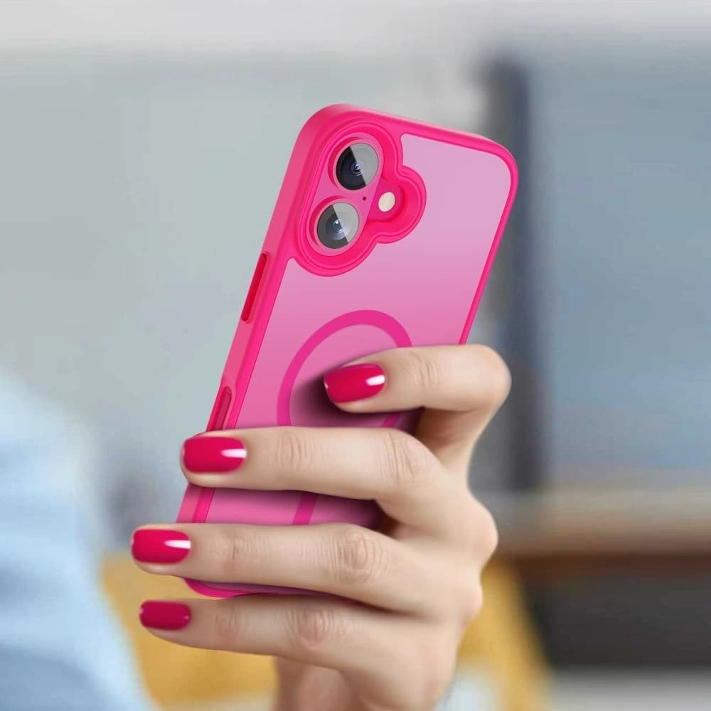 Tech-Protect MagMat MagSafe Apple iPhone 16 Blazing Pink - 5