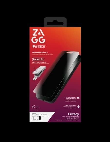 ZAGG Invisibleshield Glass Elite Privacy Apple iPhone 17 Pro Max