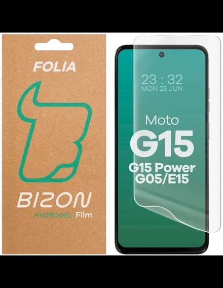 Bizon Glass Hydrogel Přední Motorola Moto G15 / G15 Power / G05 / E15