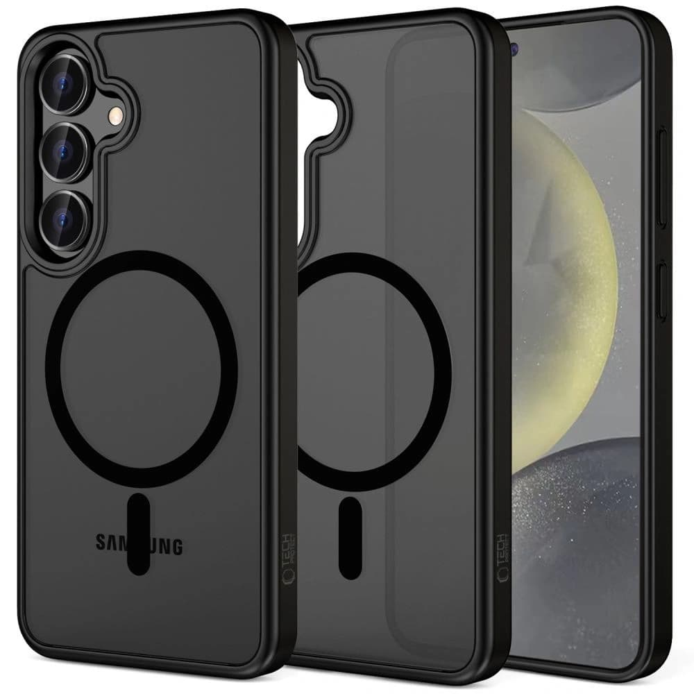 Tech-Protect MagMat MagSafe Samsung Galaxy S25 FE Matt Schwarz