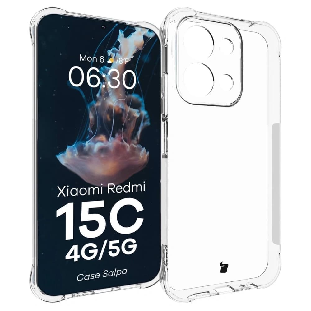 Bizon Case Salpa Xiaomi Redmi 15C 4G / 5G 173mm klar