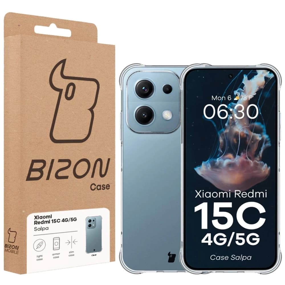 Bizon Case Salpa Xiaomi Redmi 15C 4G / 5G 173mm klar - 7