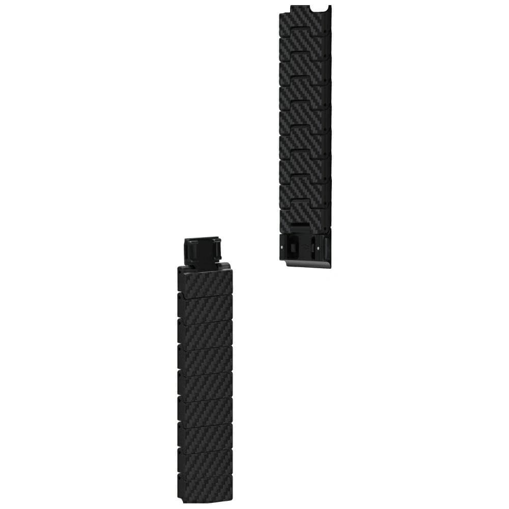 PITAKA Fibra de Carbon Modern pentru Apple Watch 1/2/3/4/5/6/7/8/9/10/11/SE/SE 3/Ultra/Ultra 2/Ultra 3 negru gri - 10