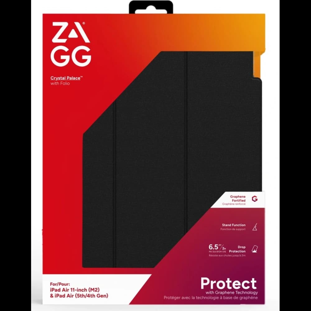 ZAGG Crystal Palace Folio Apple iPad Air 11" 2024/2025 / iPad Air 10,9" 2022/2020 (klar) - 4