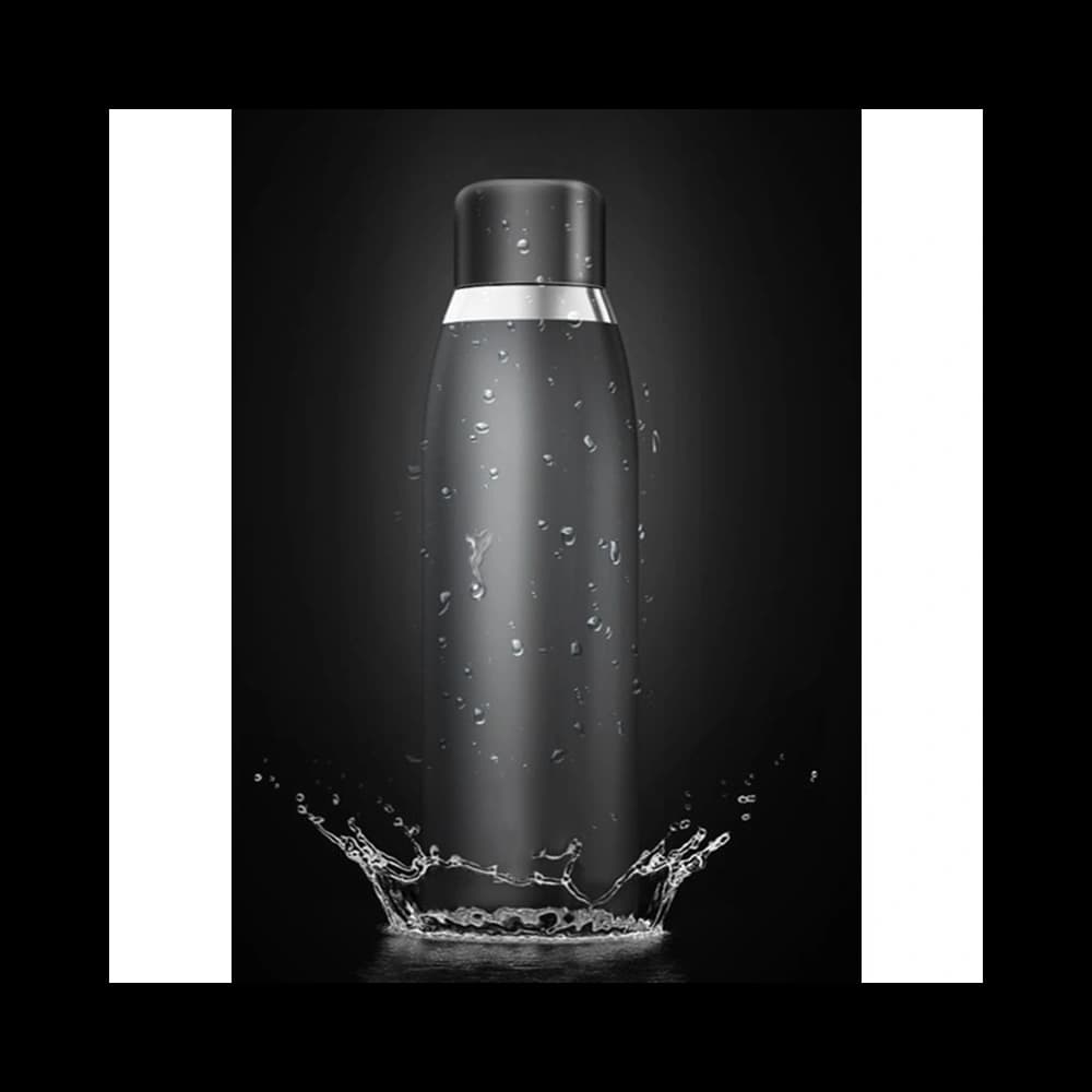 Sticlă termică PURO Smart Bottle 500ml INOX cu capac inteligent LED (Alb) - 4