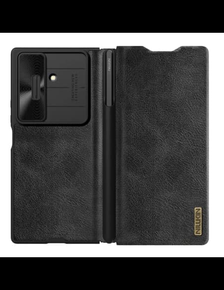 Nillkin Qin Pro do Samsung Galaxy Z Fold 7 with a slot for the S Pen black