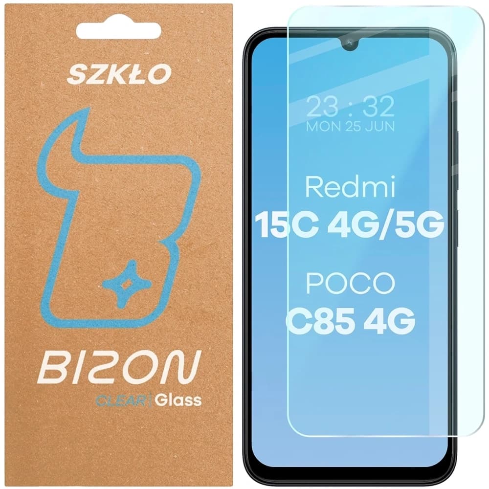 Bizon Glas Klar 2 Xiaomi Redmi 15C 4G / 5G / POCO C85 4G 173mm