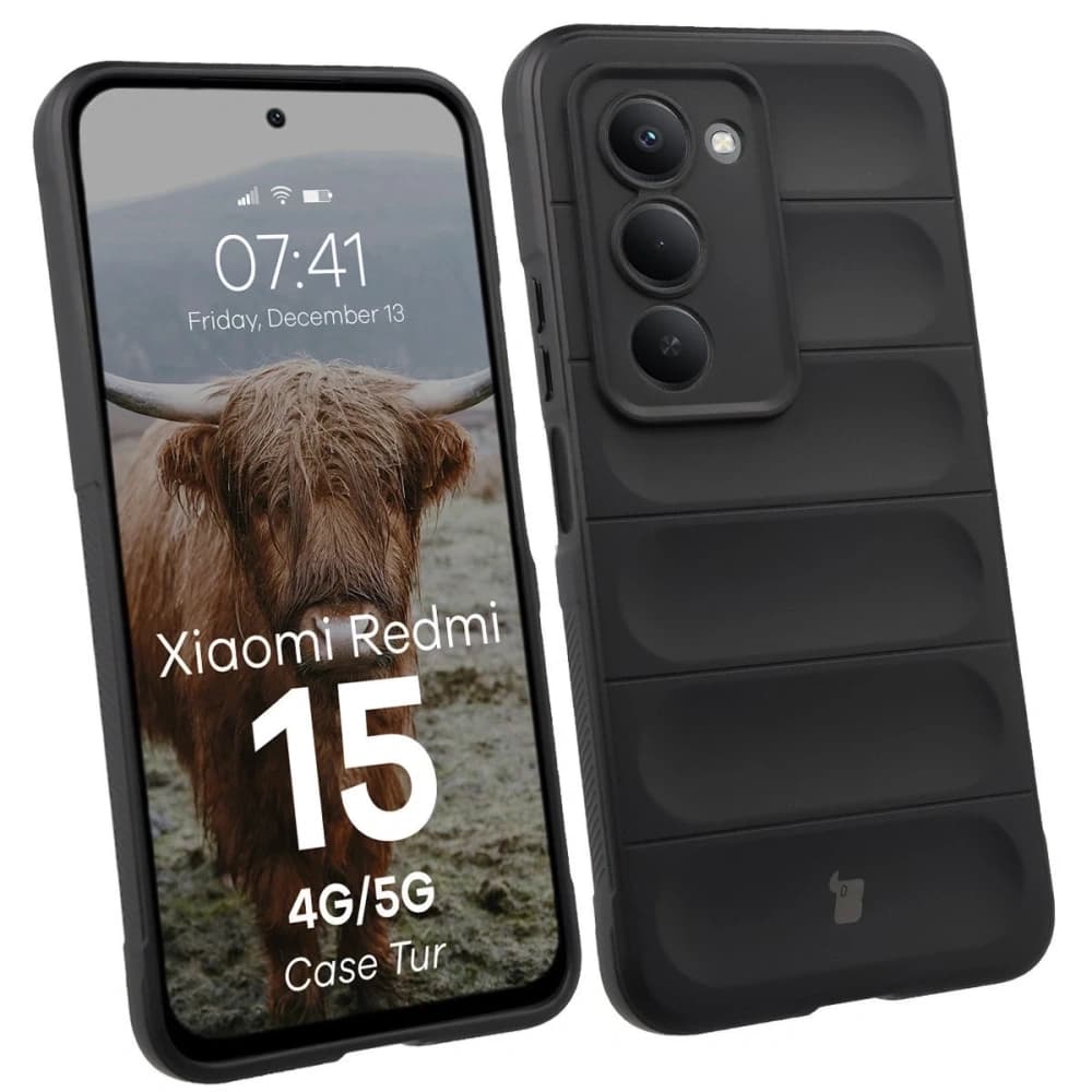 Bizon Case Tur Xiaomi Redmi 15 4G / 5G schwarz