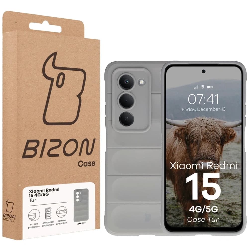Bizon Case Tur Xiaomi Redmi 15 4G / 5G hellgrau - 8