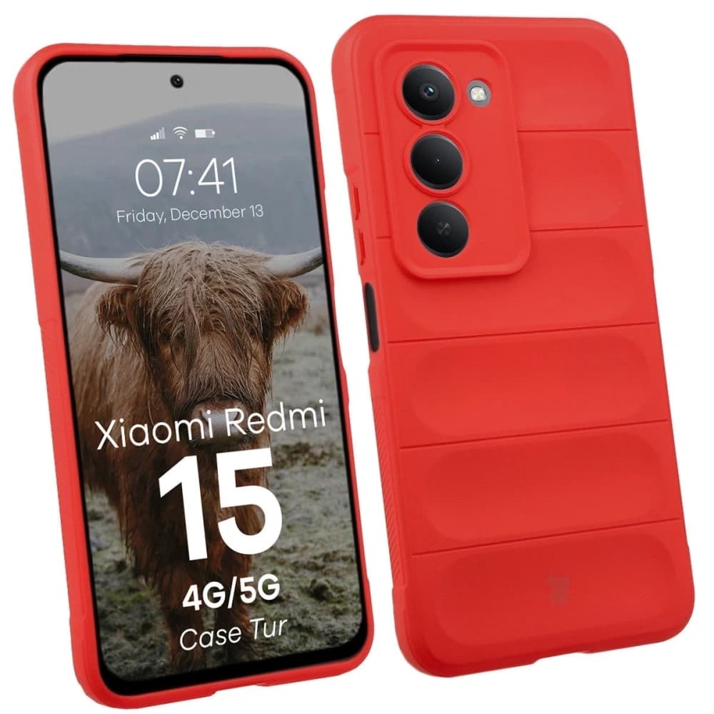 Bizon Case Tur Xiaomi Redmi 15 4G / 5G rot