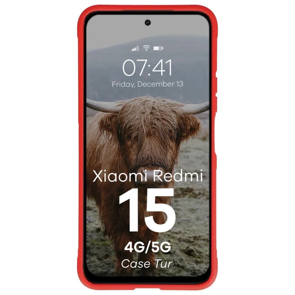 Bizon Case Tur Xiaomi Redmi 15 4G / 5G rot - 5
