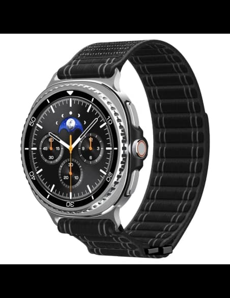 Spigen Wbf0 Band für Samsung Galaxy Watch 8 / Classic 40/44/46mm Schwarz