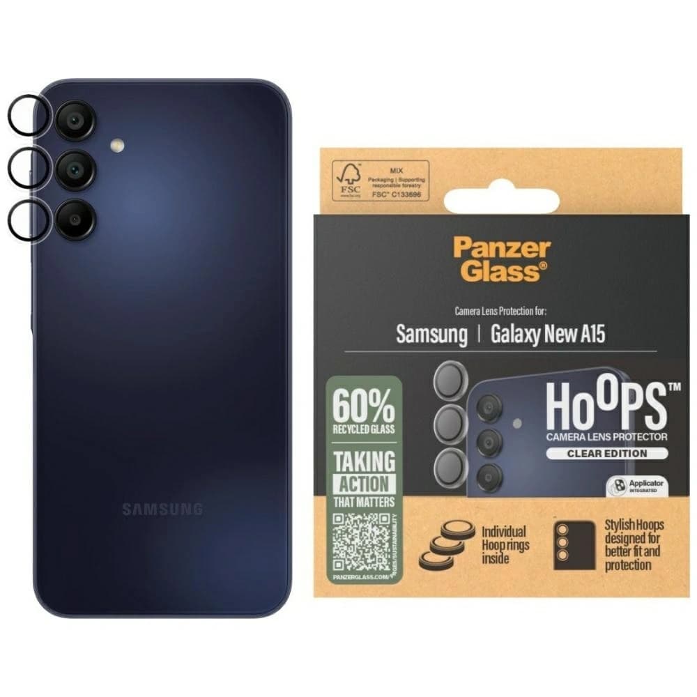 PanzerGlass Hoops ochranné sklo pro objektiv Samsung Galaxy A16 / A16 5G čiré