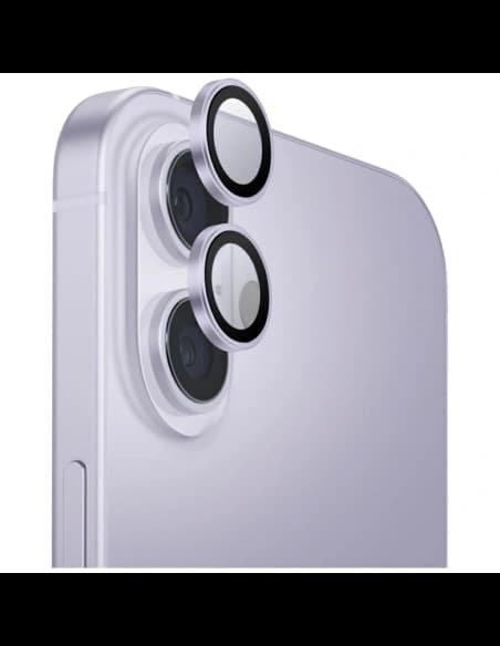 UNIQ Optix Hliníkový Ochranný Kryt Objektivu Kamery pro Apple iPhone 17 s aplikátorem levandulovým