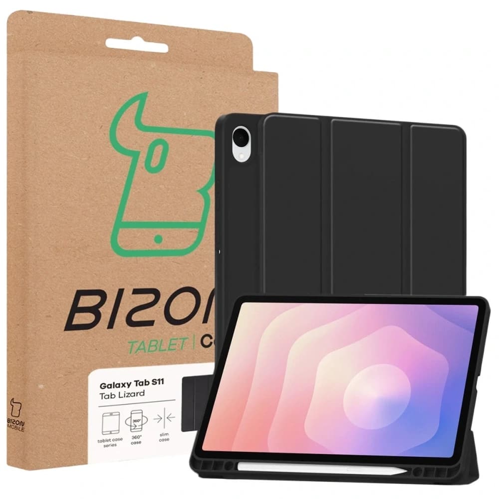 Bizon Case Tab Lizard Samsung Samsung Galaxy Tab S11 schwarz - 9