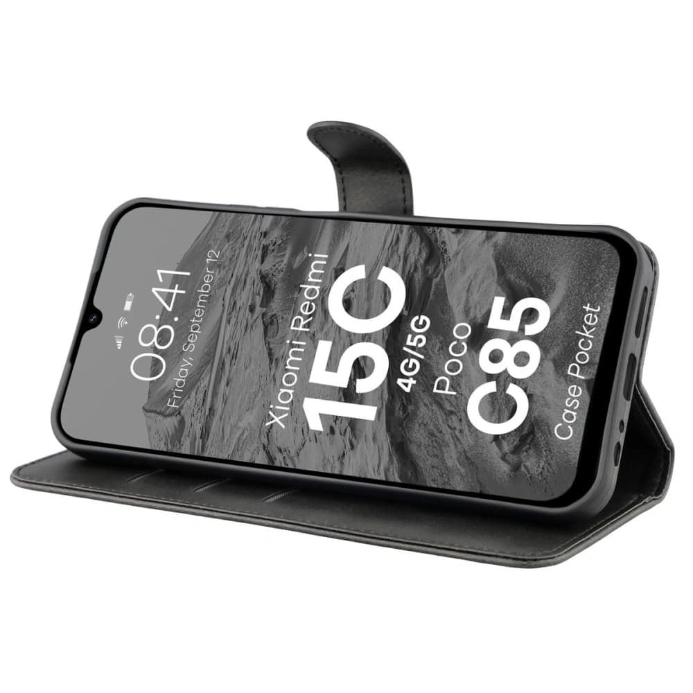 Bizon Case Tasche Xiaomi Redmi 15C 4G / 5G / Poco C85 173mm schwarz - 5