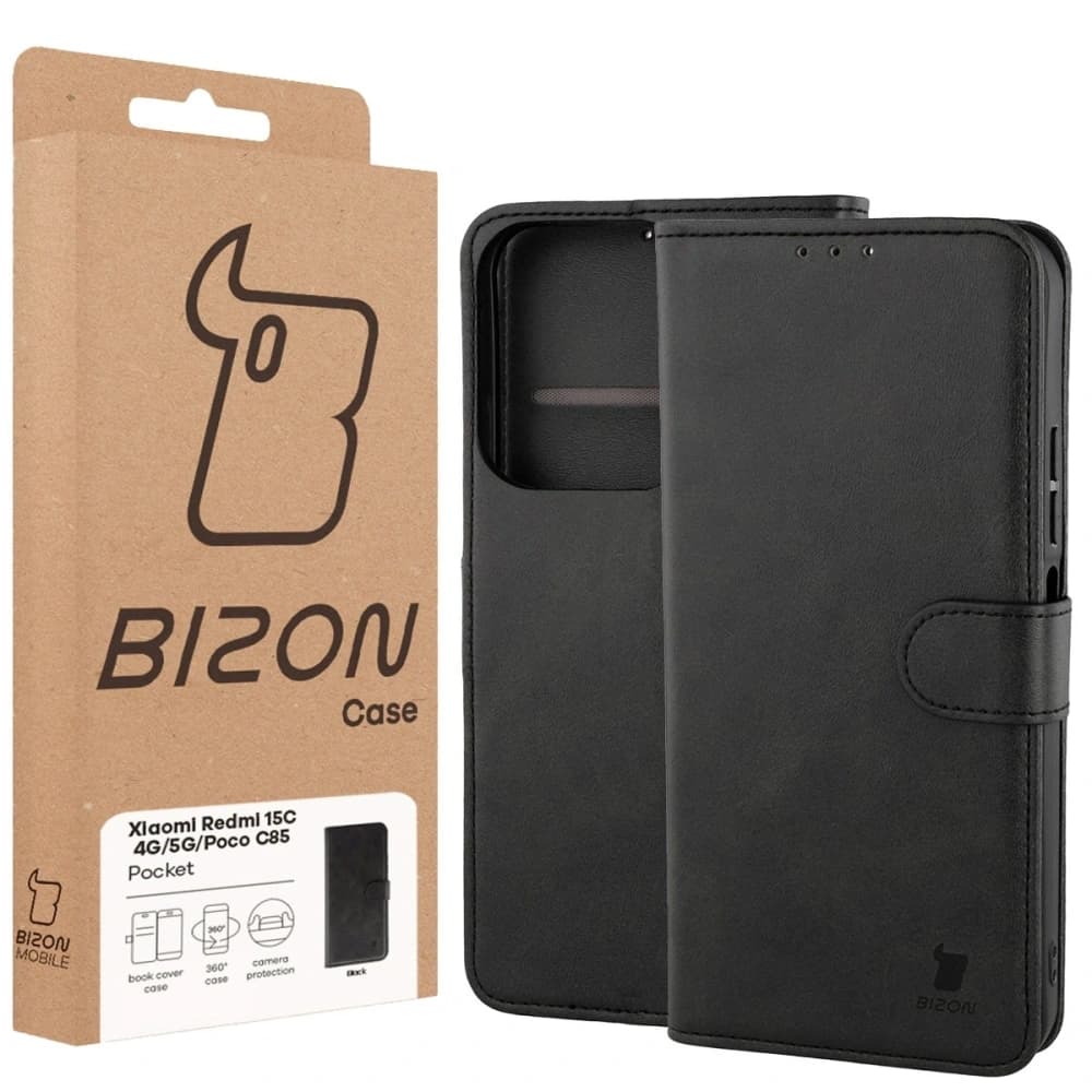Bizon Case Tasche Xiaomi Redmi 15C 4G / 5G / Poco C85 173mm schwarz - 6